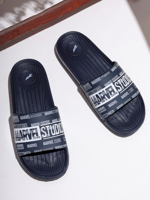 FLITE Men Slides(Navy, Blue , 10)