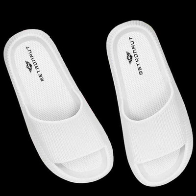 M7 By Metronaut Men Slides(White , 9)