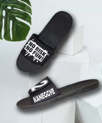 KANEGGYE Men Slides(White , 7)