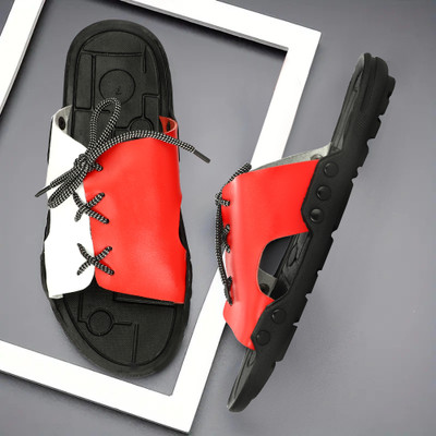 STARZZ Men Slides(Red , 6)