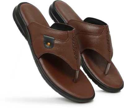 ZIRSQ Men Slippers(Brown , 9)