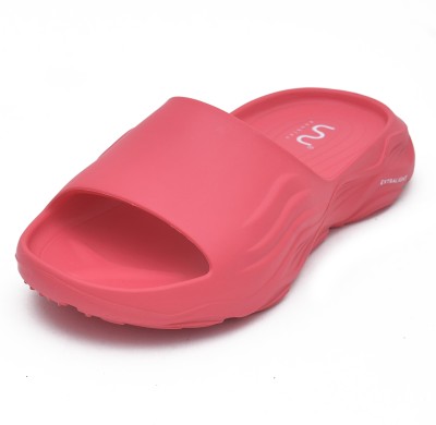 Doubleu Women Slides(Red , 9)