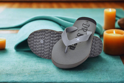 DR STTEP Men Orthopedic Slippers for Men Comfort Fit Soft Cushion Lightweight Slippers(Grey , 9)