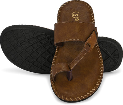 Softy Vegen Men Slides(Brown , 7)