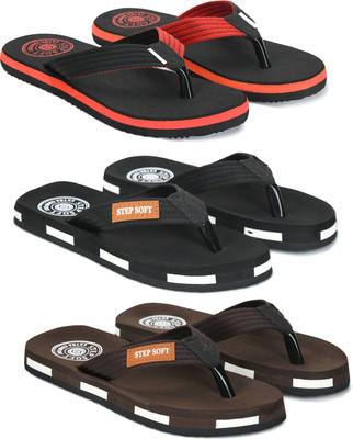 Stepsoft Men Slippers(Multicolor , 7)