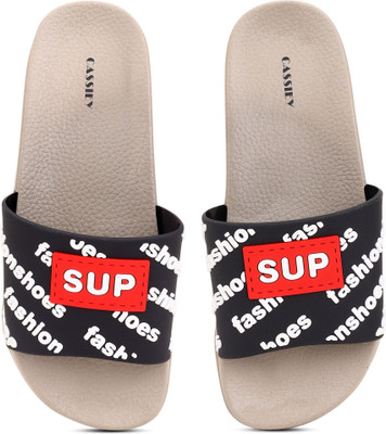 Cassiey Women Slides(Black , 5)