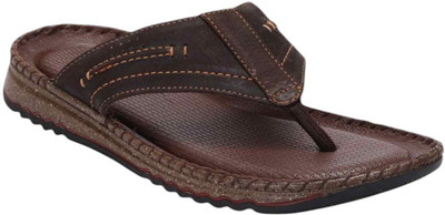 Fresco Italia Men Slippers(Brown , 10)