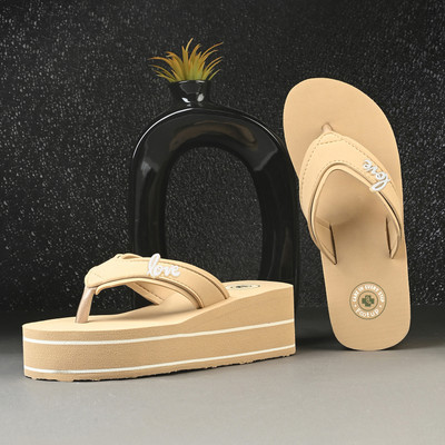Footup Women Super Soft|Orthopedic|Comfortable|Lightweight|Diabetic Slippers(Beige , 6)