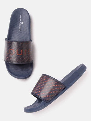 LOUIS PHILIPPE Men Slides(Blue , 6)