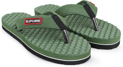 SLIPCARE Women Ortho Care Orthopedic Diabetic Lightweight Daily Use House Slippers for Women Flip Flops(Green , 5)