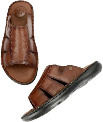 Hautton Men Slippers(Brown , 9)