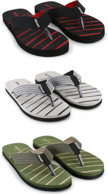 PKKART Men Flip Flops(Multicolor , 10)