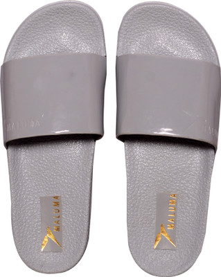 maluma Women Slides(Grey , 4)