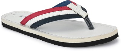 El Paso Men Flip Flops(White , 8)