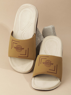 Roadster Men Flip Flops(Beige , 6)