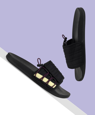 ADIDAS Men Slides(Black , 8)