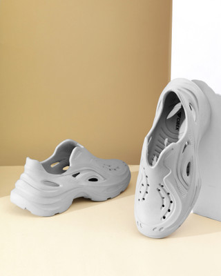 CIBEK Men Slides(White , 10)