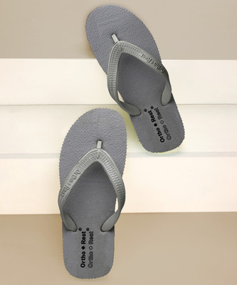 Ortho + Rest Men Extra Soft Ortho Doctor Slippers For Men|Women, Orthopedic Footwear For Home Daily Use Flip Flops Slippers(Silver , 8) Ortho + Rest Men Extra Soft Ortho Doctor Slippers For Men|Women, Orthopedic Footwear For Home Daily Use Flip Flops Slippers(Silver , 8)
