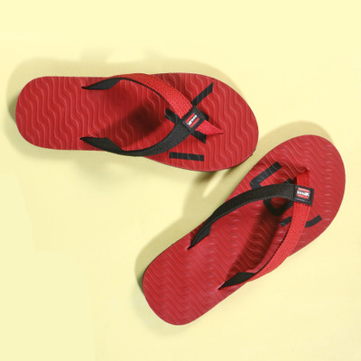 Hilux Men Slippers(Red , 10)