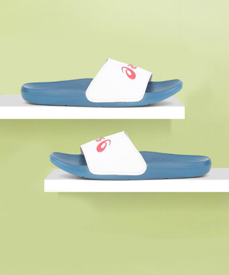 Asics Men Slides(White , 11)