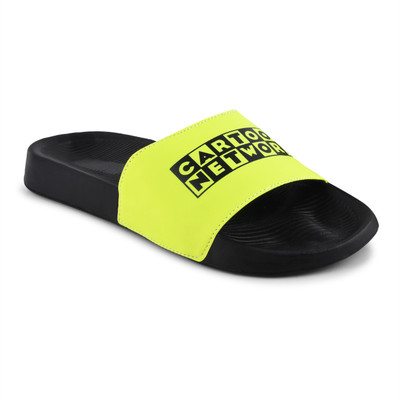 Footfit Men Slides(Green , 8)