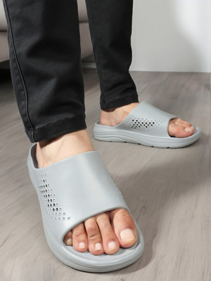 CARLTON LONDON Men Slides(Grey , 9)