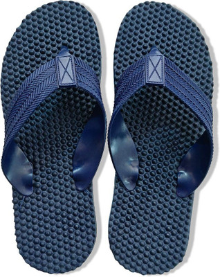 BreeZy Men Flip Flops(Navy , 8)