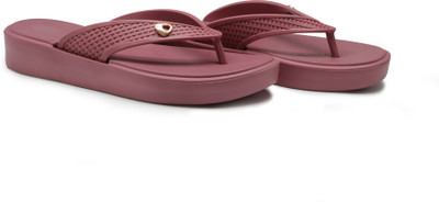 asian Women Flip Flops(Pink , 7)