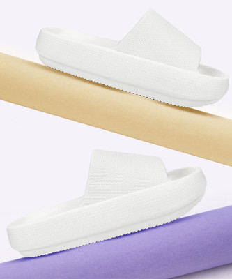 URBOBOX Men Slides(White , 10)