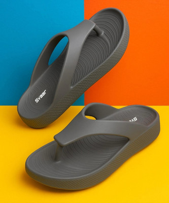 Svaar Men NewlyLaunch|Classic Soft|Cushion|Comfortable|Premium|Stylish Slippers(Grey , 8)