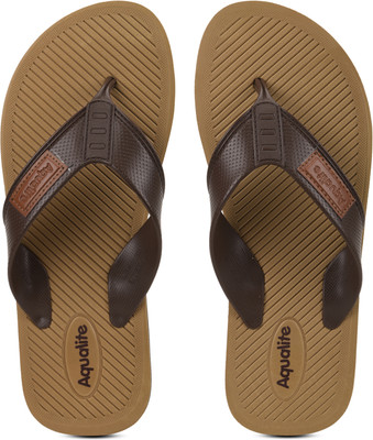 Aqualite Men Slippers(Beige , 7)