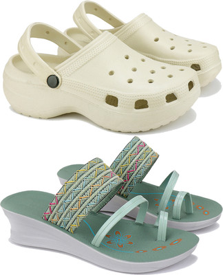 BERSACHE Women Slides(Multicolor , 7)