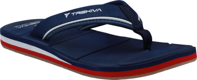 TREKIVA Men Premium Slippers Trendy Comfortable Flexible & Durable, Anti-Skid| T0601 Slippers(Blue , 7)