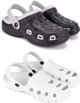 ABN Men Casual(Black, White , 8)