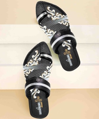 Paragon Women Slippers(Black , 8)