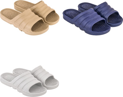 Feel alive Men Slippers(Multicolor , 9)