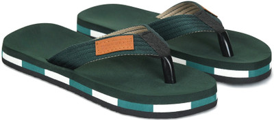 STEPHORN Men Flip Flops(Green , 7)