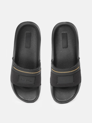 FCUK Men Slides(Black , 8)