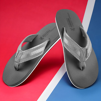 RED TAPE Men Flip Flops(Grey , 6)