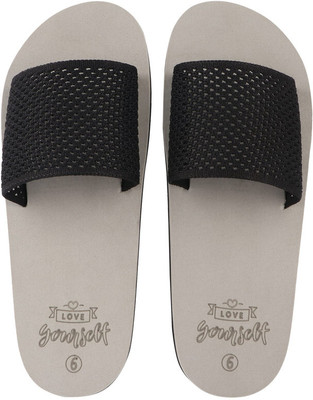 ADOBO Men Slides(Grey , 7)