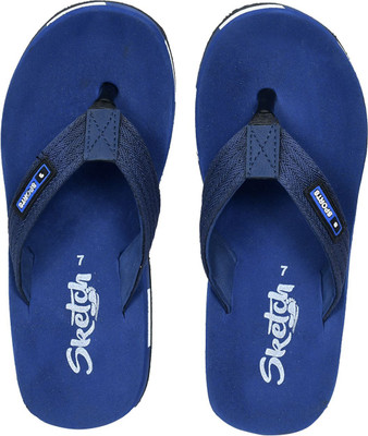 Sketch Zone Men Slippers(Blue , 10)
