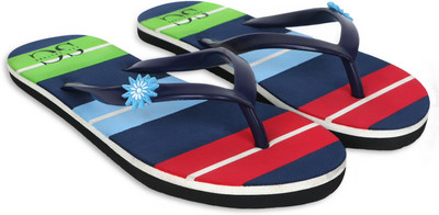 SOUL CULTURE Women Flip Flops(Multicolor , 8)