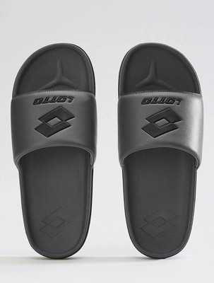 LOTTO Men Slides(Grey , 8)