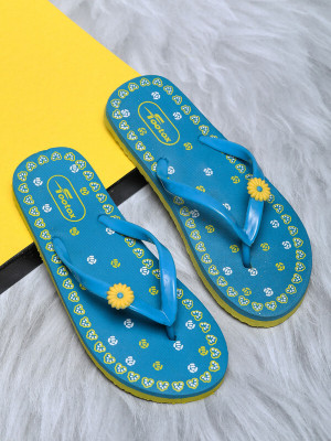 Footox Women Slippers for Women | Slides for Women | Clogs for Women | Flipflop for Women Slippers(Yellow 5)