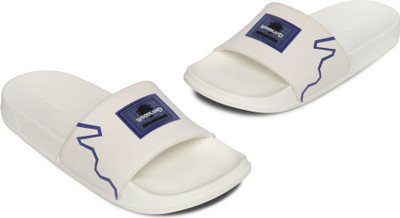 WOODLAND Men Slides(White , 8)