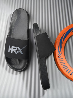 HRX by Hrithik Roshan Women Slides(Black , 5)