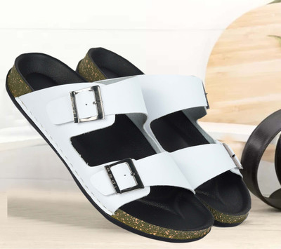 aadi Men Sandals(White , 8)