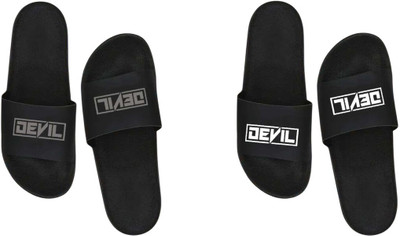 nvisan Men Slides(Grey, White, Black , 9)