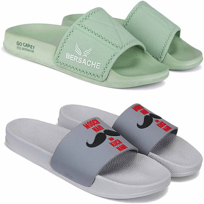BERSACHE Men Slides(Multicolor , 10)