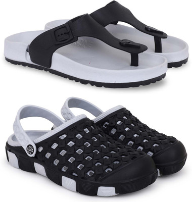 Kapani Fashion Men Slippers(Grey, Grey , 6)